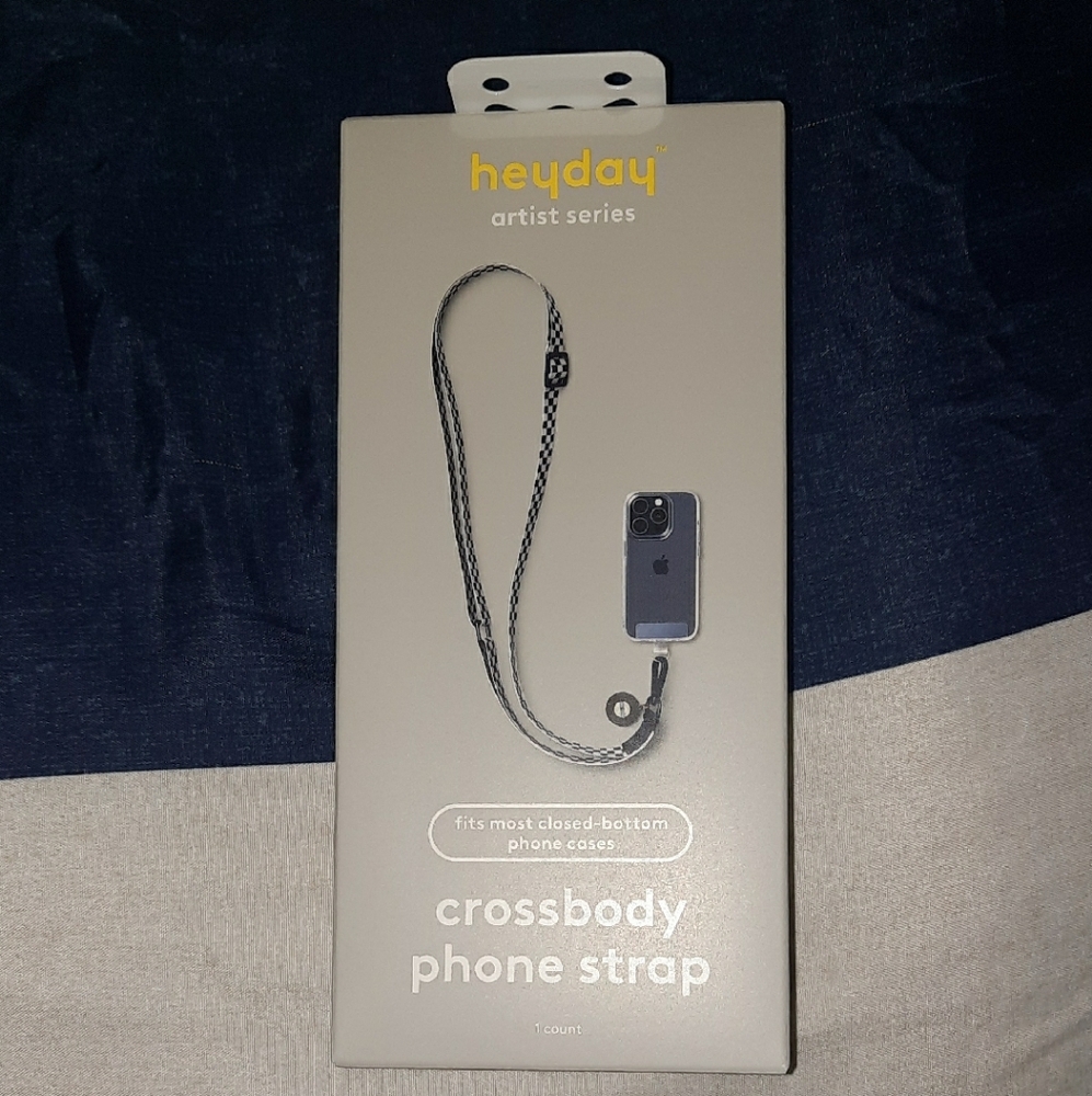 Heyday Artist Series Crossbody Phone Strap - Black